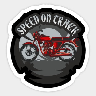 Motorcycle Speed on track Sticker